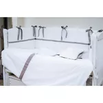 Lenjerie de pat pentru copii PernaMea Set lenjerie 8 piese Renaissance Gri (PM.101641/1)