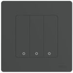 Выключатель электрический Moes ZS-SR-EU3-LN-GY-MS