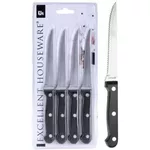Набор ножей Excellent Houseware 38189 Набор ножей для стейка 4шт лезвие 11сm, длина 21cm