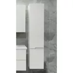Шкаф-пенал Bayro Sorento 350x1600 левый / белый мат