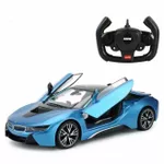 Jucărie cu telecomandă Rastar 71000 R/C 1:14 BMW i8, albastră, 1909D