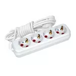 Удлинитель электрический Horoz 200.410.401 4locuri 10m 3x1