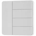 Întrerupător electric Aqara Z1 PRO - Întrerupător cu 4 butoane (cu și fără neutru) cutie pătrată de perete, albă (ZNQBKG45LM)