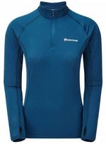 Îmbrăcăminte sport Montane Tricou dame Allez Micro Pull On Narwhal blue 38 (FAMPONARM09)