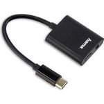 Переходник для IT Hama 187206 2-in-1 USB-C for 3.5 mm, black