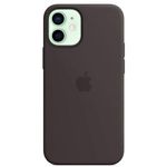 Husă pentru smartphone Apple iPhone 12 mini Silicone Case with MagSafe Black MHKX3