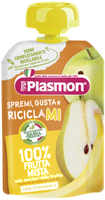 Piure PLASMON mix de fructe (6 luni), 100 g