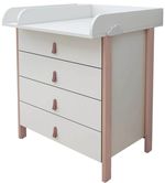 Комод-пеленатор Ingvart 90017041-3 Scandi Alb/Cappucino