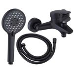 Baterie pentru cadă Hydro S Aquafix - 156, negru, cu para si furtun