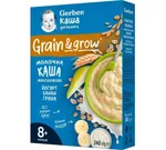 Каша молочная Gerber мультизлак и йогурт+банан+груша (8+ мес) 240 г