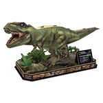 Set de construcție Cubik Fun DS1051h 3D puzzle Tyrannosaurus Rex, 52 elemente