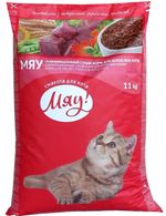 Hrană pentru animale de companie Мяу! 24231126 Sac pisici carne-orez-legume 11 kg