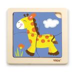 Mini-puzzle din lemn “Girafa”  VIGA