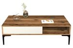 Журнальный столик Trendy Istanbul, Nuc, Smantana 105x32x60cm