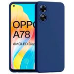 Чехол для смартфона Helmet Liquid Silicone Oppo A78 4G, Blue