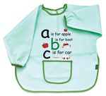 Слюнявчики BabyJem 049 Sort cu maneci pentru activitati ABC Verde