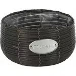 Цветочный горшок ProGarden 50741.1 Ghiveci p/u flori D29cm, H15cm, ratan, grafit