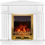 Камин электрический ArtFlame Marina de colt white & Gala gold