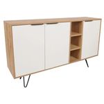 Casetieră Trendy Clara, Stejar, Alb 142x83x35cm