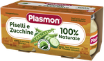 Пюре PLASMON горох с кабачком (6 мес), 2x80 г