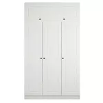 Шкаф Trendy Minar 3 Mebran Kapak 2 255-Alb, 135x255x52cm