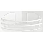 Raft de baie Teknotel LM007 Raft coltar 24x24x17cm, metal alb