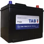 Автомобильный аккумулятор TAB POLAR 75Ah 740EN 259x175x200/221 +/- (57524)