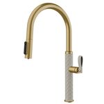 Смеситель кухонный Gessi 60934-435 Crème/Brass Br PVD