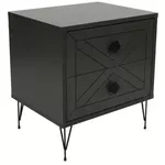 Noptieră Trendy Luna Antracit, 50x55x40cm (GTR001539)