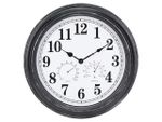 Часы настенные круглые 40cm, H5cm, термометр и гигрометр
