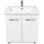 Шкаф под умывальник Mashtab 11423 Delfin cu 2 usi 70cm Alb