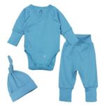Haine pentru copii Minikin 211210350-56 Набор 3 ед Simple 50-56см Синий