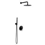 Набор для душа Omnires SYSY18BL Semi-matt Black