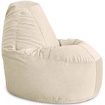 Кресло-мешок BeanBag BM5887, Люкс из велюра, XL, бежевый