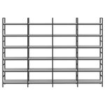 Raft de birou Deco Raft arhiva modular M4 cu 6 nivele 391x34xH210cm