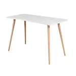 Masă de birou Trendy Fabio, Alb, 120x77x60cm (GTR001126)