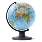 Glob New World Glob cu harta politica a lumii, d=32cm, albastru (Gl.32.PVC_blue)