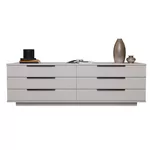 Comodă Bayro Napoli 1800x560x500 белый мат