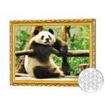 Картина по номерам Art Gallery GA80264 Mozaic cu diamante 40x50cm Panda dragut