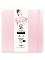 Скетчбук Малевичъ для маркеров Fashion, розовый, 75 гм, 20х20, 80л
