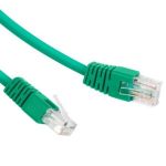 0.25m, Patch Cord  Green, PP12-0.25M/G, Cat.5E, Cablexpert, molded strain relief 50u