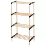Etajeră Promstore 48406 Storage Solutions din lemn cu 4 niveluri, 49x28x92.5cm