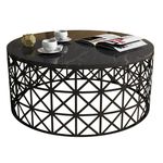 Măsuţă cafea Trendy Selin, Marmura Neagra 90x38x90cm