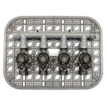 Блок управления поливом Hydro S KIT irigație: grilă de fixare + 4 vane cu servomotor RN 155 Plus (0640372)