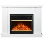 Șemineu electric ArtFlame Maxim & Mars, 845x1100x300 mm, Alb