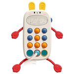 Iinel dentiție Chipolino DIG02468864 Rabbit Phone 8в1, развивающий