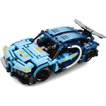 Set de construcție Pingao Bugatti Blue 433pcs