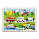 Puzzle Viga 51462 24-Piece-Puzzle Vehicles