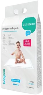 Accesoriu pentru înfășat BabyOno 0509 Cearceafuri igienice 60*90 sm. (10 buc)