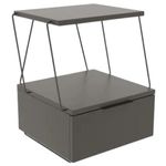 Noptieră Trendy Tekoba Antracit, 42x52x41cm (GTR001530)